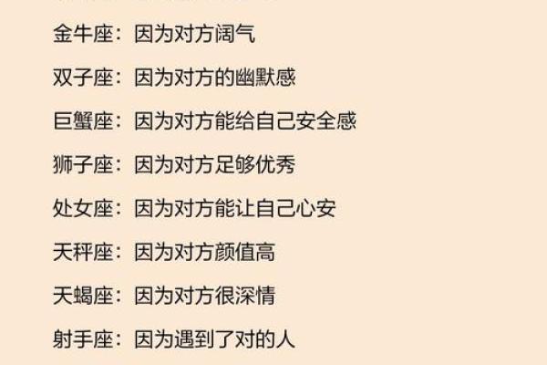 十二星座女对待男朋友的表现