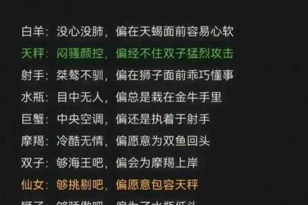 不同星座的专属之歌有哪些