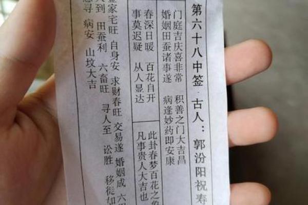 抽签观音十一签